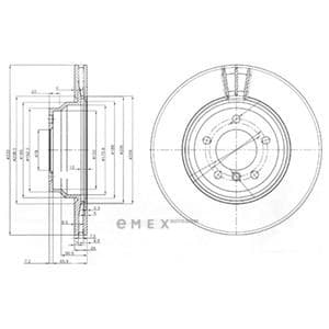 OEM BRAKE DISC (DOUBLE PACK) BG3959