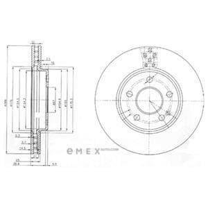 OEM BRAKE DISC (DOUBLE PACK) BG3909