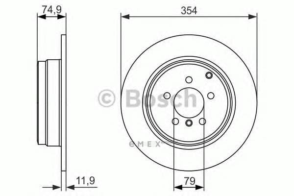 OEM Brake Disc 0986479612