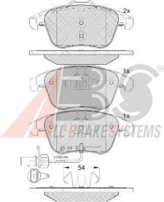 OEM Brake Pads/ABS 37612