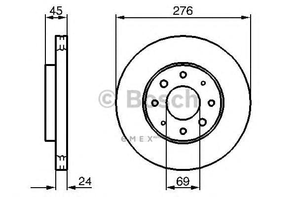 OEM BS MITSUBISHI GALANT 0986479140