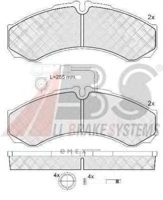 OEM PAD KIT, DISC BRAKE 37635