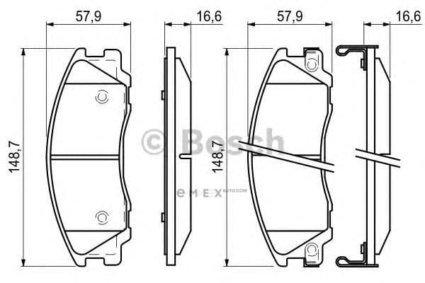 OEM SBB HYUNDAI TERRACAN 0986494138