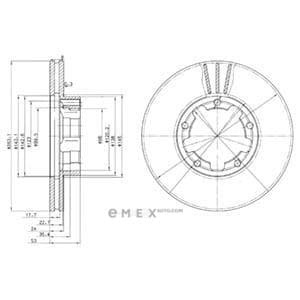 OEM BRAKE DISC (DOUBLE PACK) BG3245