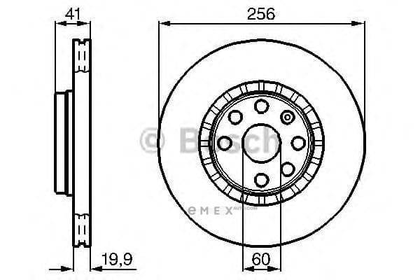 OEM BREMSSCHEIBE 0986478535