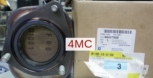 OEM CONVERTER, EXH 1.4 96427688