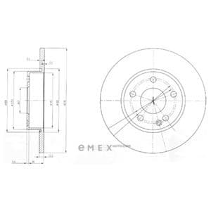 OEM BRAKE DISC (DOUBLE PACK) BG3840