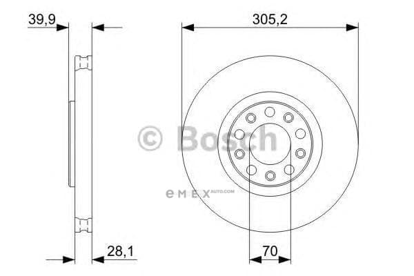 OEM BREMSSCHEIBE 0986479293