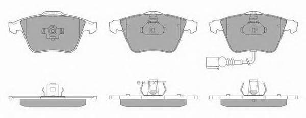 OEM BRAKE PAD W/SNSR-T-20.3MM 8682