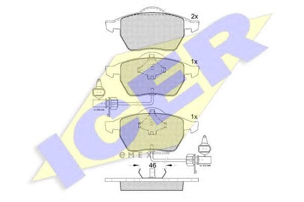 OEM A6 PA 98-01 AUDI,VW,BRAKE PAD 181362