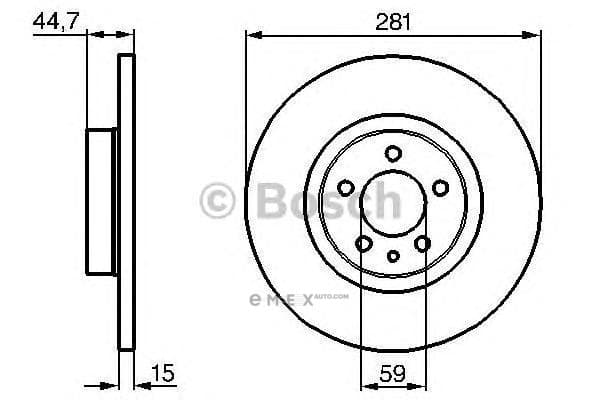 OEM BREMSSCHEIBE 0986478668