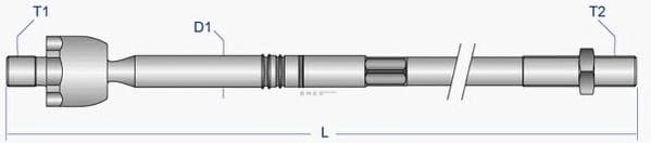 OEM TIE ROD DB W163 /JEEP ML MEAX0979