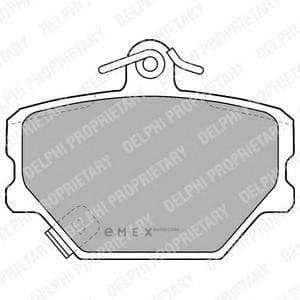 OEM BRAKE PAD AXLE SET LP1465