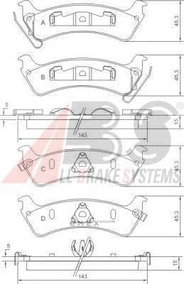 OEM Brake Pads/USA 38666