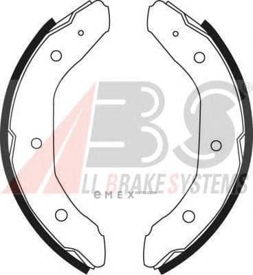 OEM Brake Shoes/ABS 8636