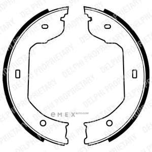 OEM BRAKE SHOE AXLE SET LS1920