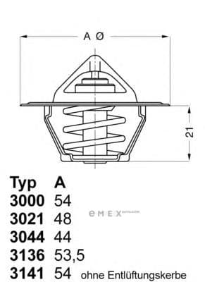 OEM THERMOSTAT ASSY 313682D50