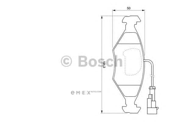 OEM BREMSBELAG 0986424543