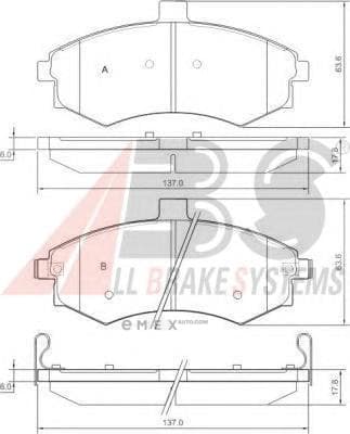 OEM Brake Pads/ABS 37403