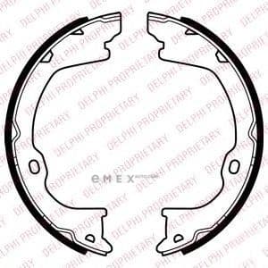 OEM BRAKE SHOE AXLE SET LS2055