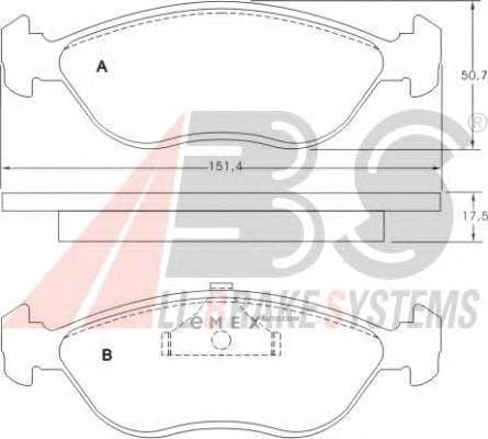 OEM PAD KIT, DISC BRAKE 36762