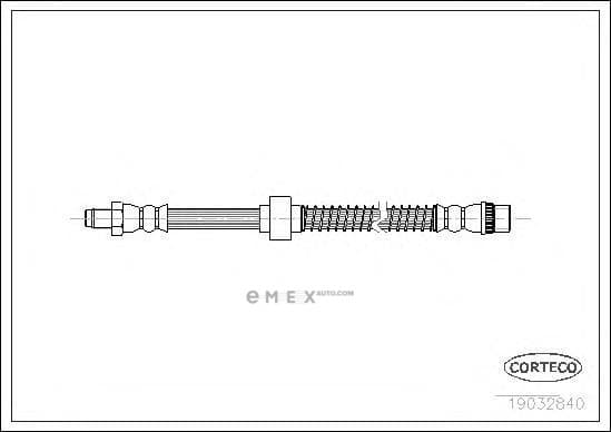 OEM HOSE ASSY, WINDSHIELD WASHER 19032840