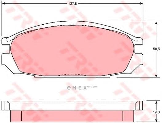 OEM PAD KIT, DISC BRAKE GDB745