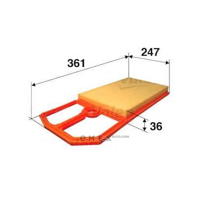 OEM FILTER ASSY, AIR ELEMENT 585259