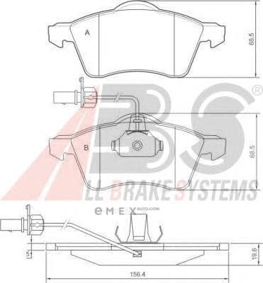 OEM PAD KIT, DISC BRAKE 37143