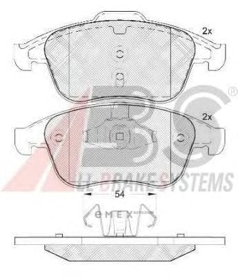 OEM Brake Pads/ABS 37707