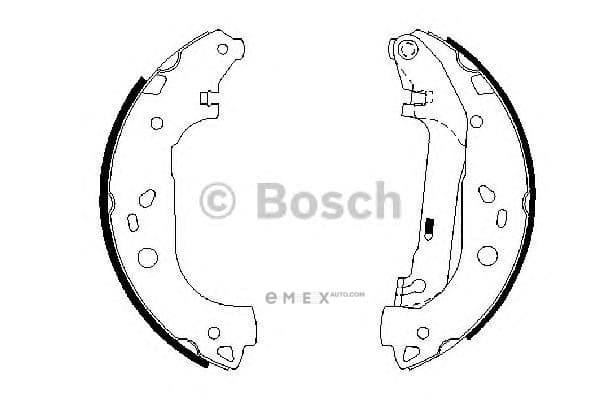 OEM BREMSBACKE 0986487667