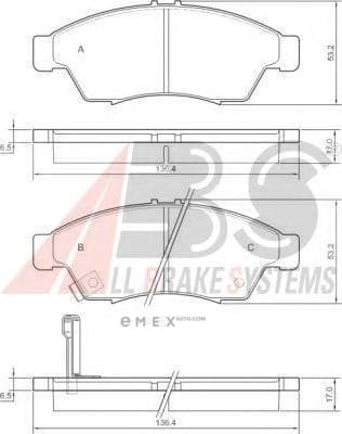 OEM Brake Pads/ABS 37407