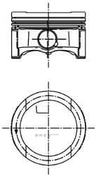 OEM PISTON, WITH PIN 99792620