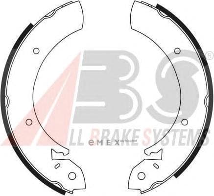 OEM SHOE KIT, DRUM BRAKE 8125