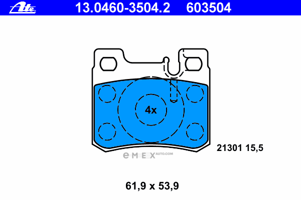 OEM BRAKE-DISC 13046035042