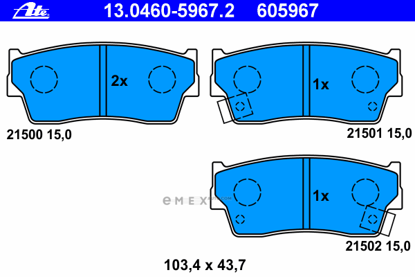 OEM 13046059672