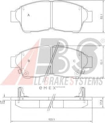 OEM PAD KIT, DISC BRAKE 36777