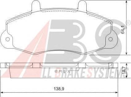 OEM PAD KIT, DISC BRAKE 36775