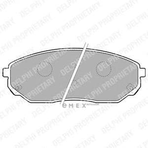 OEM BRAKE PAD AXLE SET LP1849