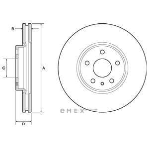 OEM BRAKE ROTOR BG4702C