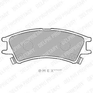 OEM BRAKE PAD AXLE SET LP1502