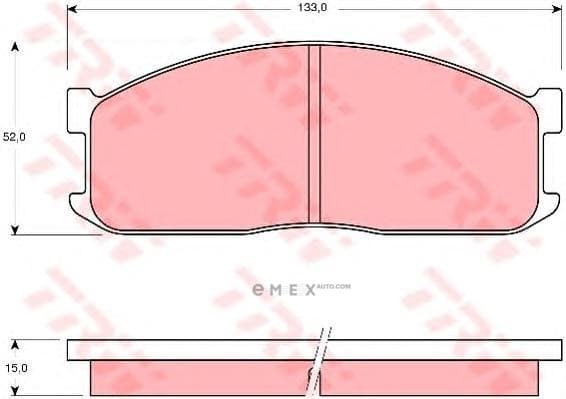 OEM PAD KIT, DISC BRAKE GDB983