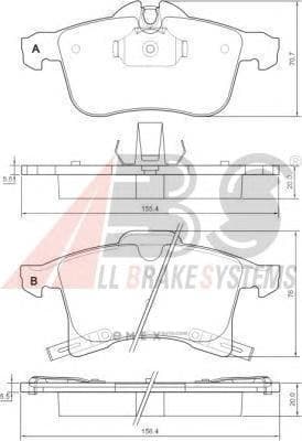 OEM Brake Pads/ABS 37361