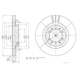 OEM BRAKE DISC (DOUBLE PACK) BG3099