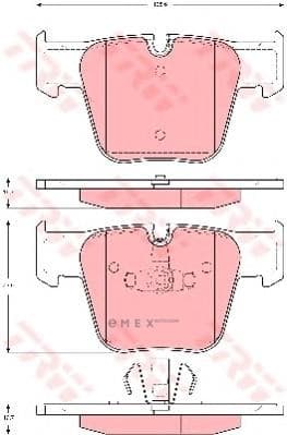 OEM PAD KIT, DISC BRAKE GDB1674