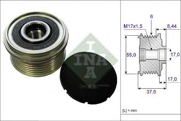 OEM PULLEY ASSY, ALTERNATOR 535024610