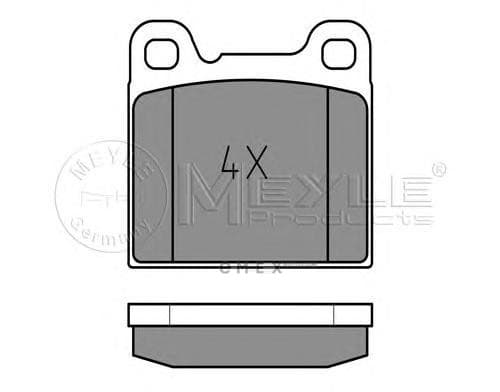 OEM DISC BRAKE PAD SET 0252075514