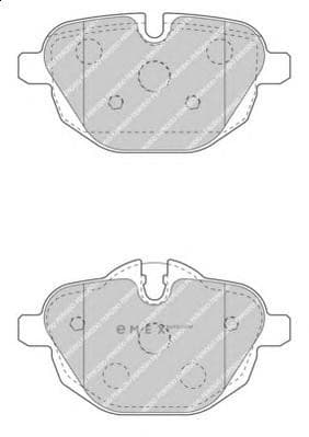 OEM PAD KIT, DISC BRAKE FDB4376