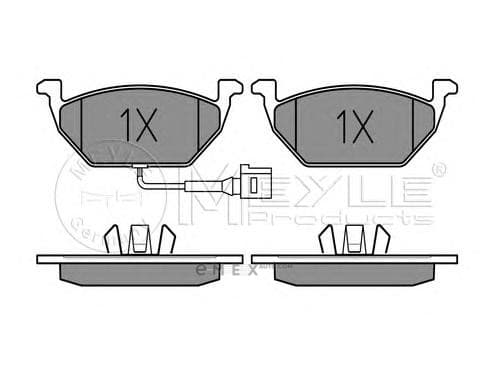 OEM BRAKE PAD SET-DISC BRAKE VW/AD 0252313119W