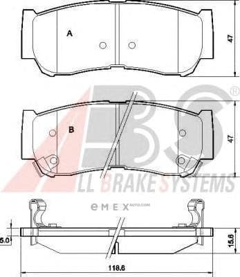 OEM Brake Pads/ABS 37523